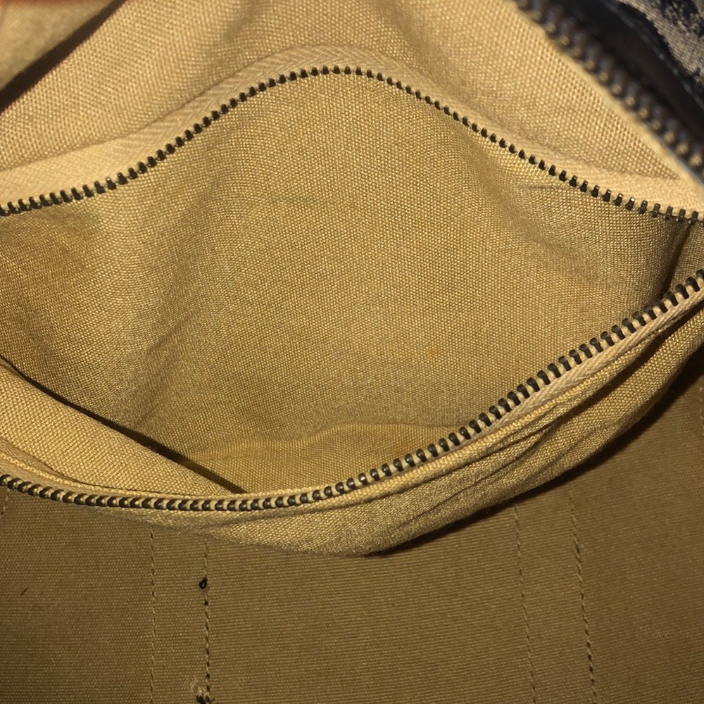 CELINE Navy Blue and Grey Monogram Boston Carry On Overnight Travel Bag 30cm - Picture 16 of 17